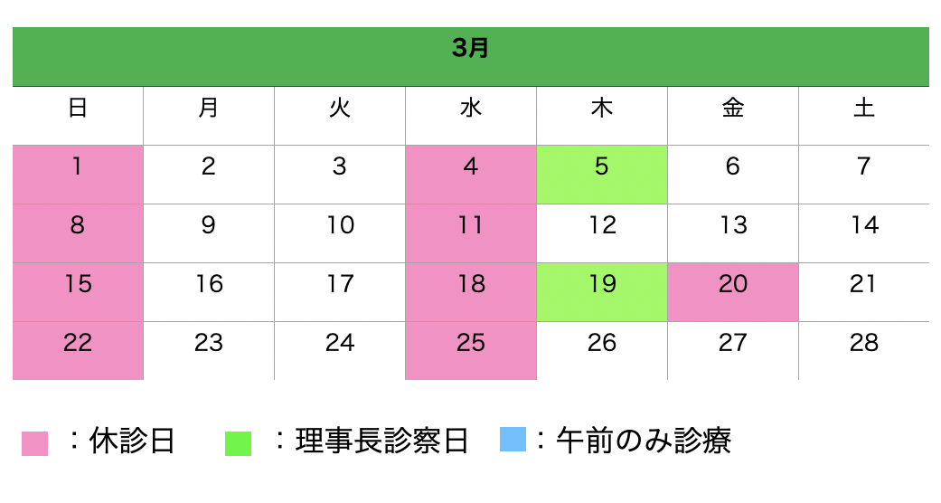 2026�N3���f�ÃJ�����_�[