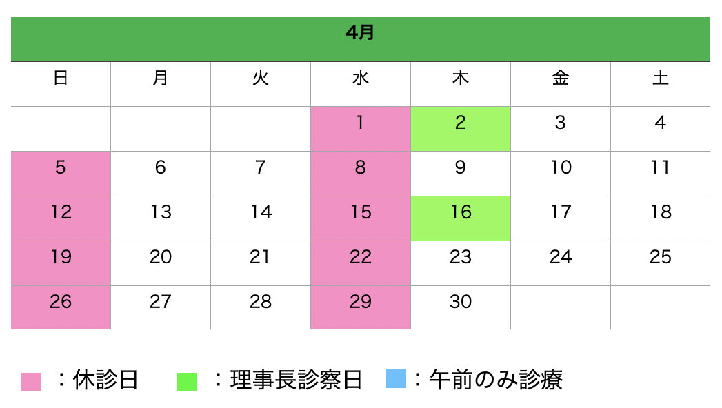 2026�N4���f�ÃJ�����_�[